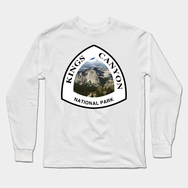 Kings Canyon National Park shield Long Sleeve T-Shirt by nylebuss